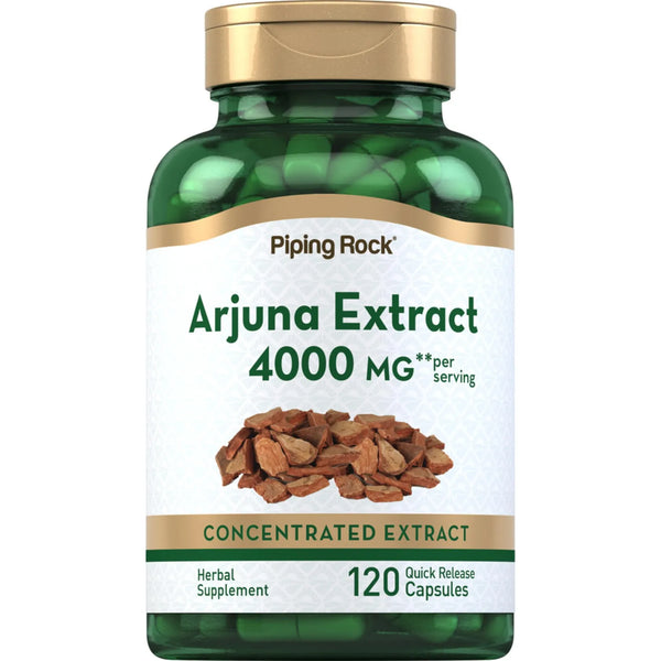 Cápsulas Arjuna 4000 Mg 120 Unidades Extracto Concentrado Suplemento Natural