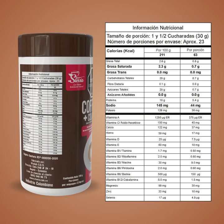 Kit Colágeno Hidrolizado Vainilla X2 Y Coffee Plus Vitaliah - Imagen 6