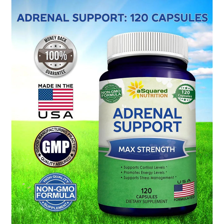 Apoyo Suprarrenal Cápsulas Con Complejo De Vitamina C Para F - Imagen 4