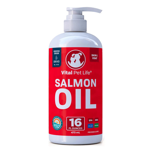 Aceite De Salmón Natural Para Mascotas Omega 3 Epa Dha Salud - Imagen 1
