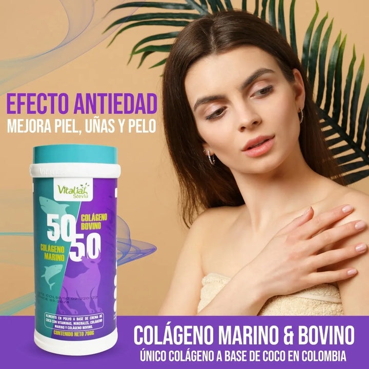 Colágeno Marino Bovino Vitaliah Vainilla - Imagen 4