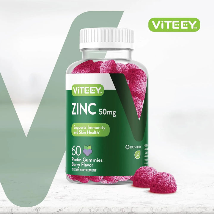 Gomitas De Zinc 50 Mg Sabor Intenso Para Adultos Y Adolescen - Imagen 2