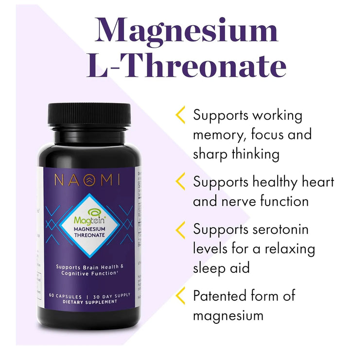 L-treonato De Magnesio 2000 Mg Magtein Alta Absorción Memori - Imagen 3