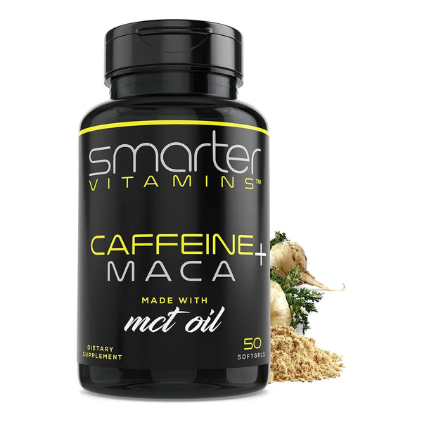Píldoras Energéticas 200 Mg Cafeína Aceite Mct Coco Y Raíz D - Imagen 1