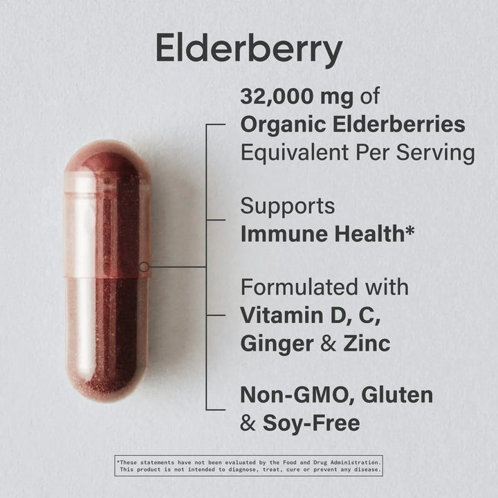 Cápsulas De Saúco Con Vitamina D3 Zinc Jengibre Y Vitamina C - Imagen 2
