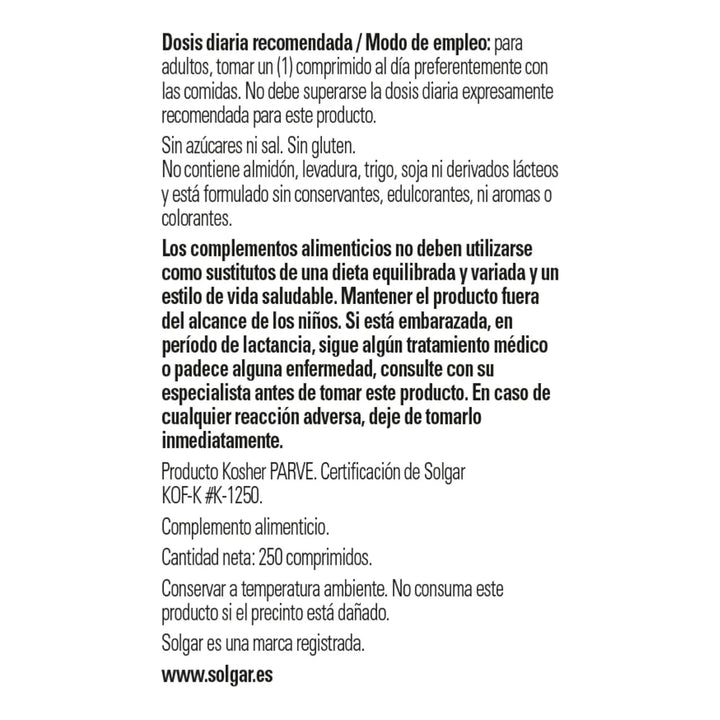 Folate 666 Mcg Dfe 250 Tabletas Salud Cardíaca Apoyo Prenata - Imagen 2