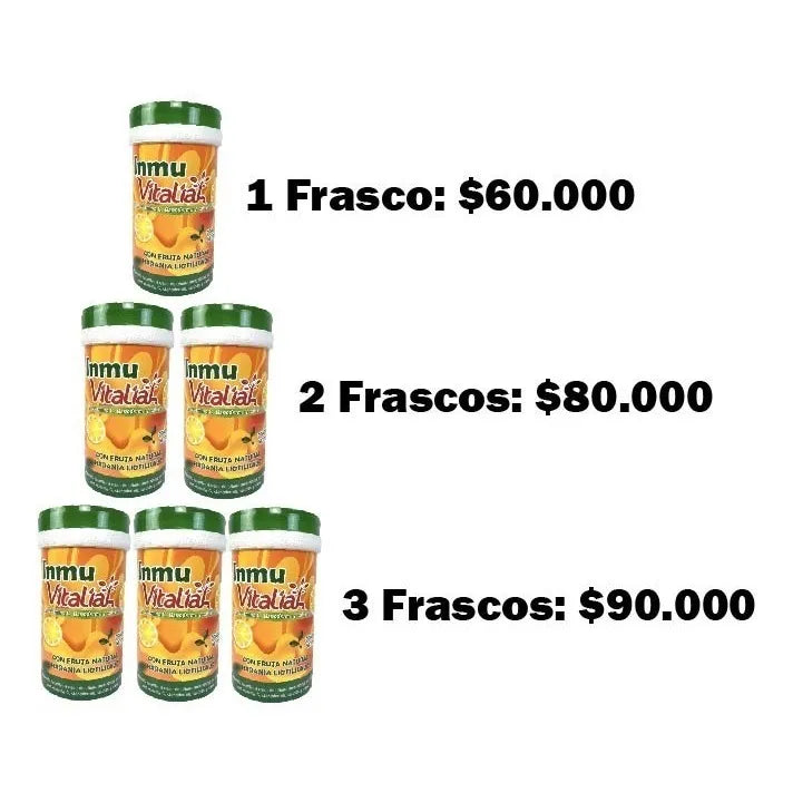 Inmu Vitaliah X2 Con Vitamina C - Imagen 2