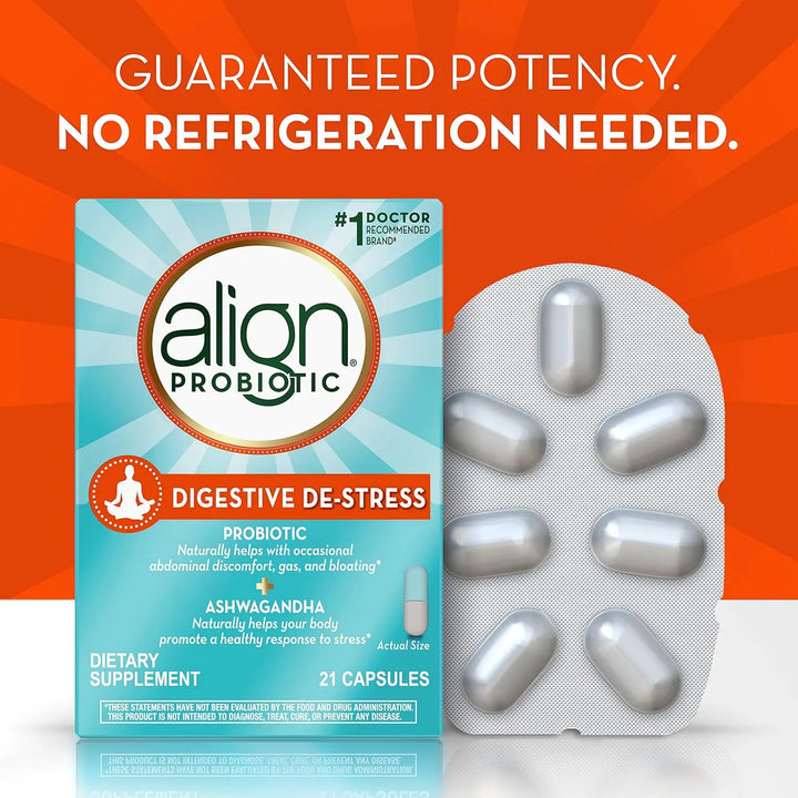 Align Probiotico Desestres Digestivo Ashwagandha 21 Capsulas - Imagen 7