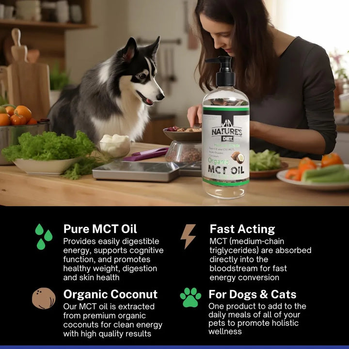 Aceite Mct Orgánico Grado Humano Para Perros Y Gatos 946 Ml - Imagen 2