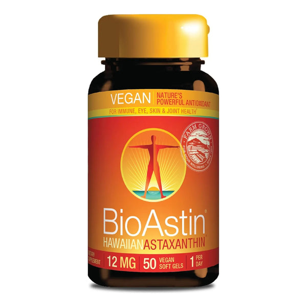 Antioxidante Premium Bioastin Astaxantina Hawaiana 12 Mg 50 - Imagen 1