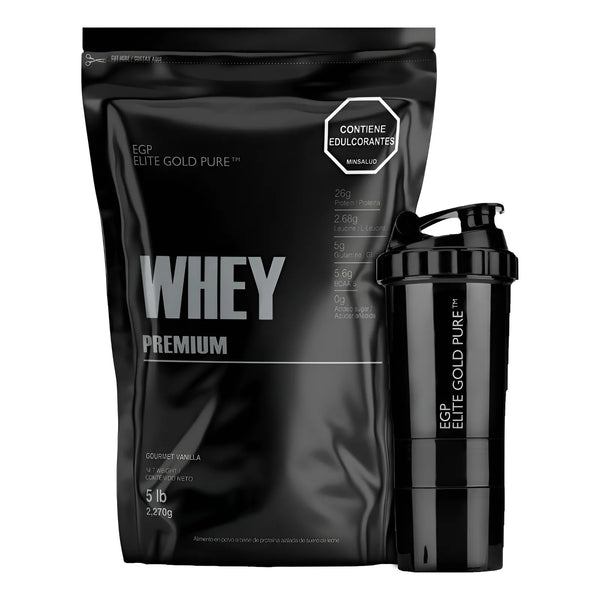 Whey Premium 5 Lb Egp Elite Gold Pure 5lb 5 Libras Standard - Imagen 1
