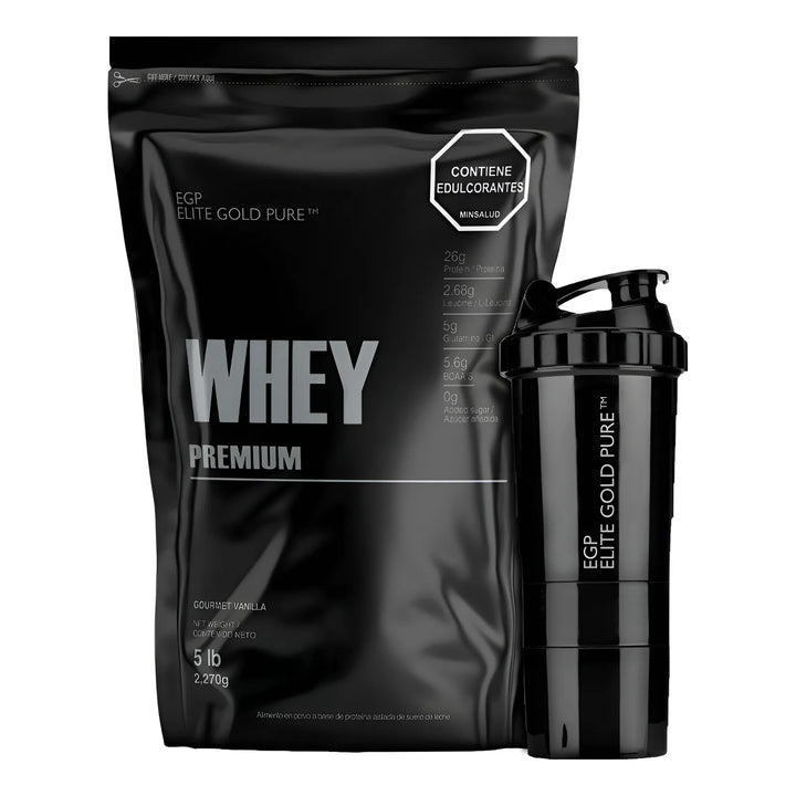 Whey Premium 5 Lb Egp Elite Gold Pure 5lb 5 Libras Standard - Imagen 1