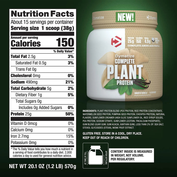 Proteína Vegetal Vainilla Suave 24 Gramos De Proteína Por Po - Imagen 5