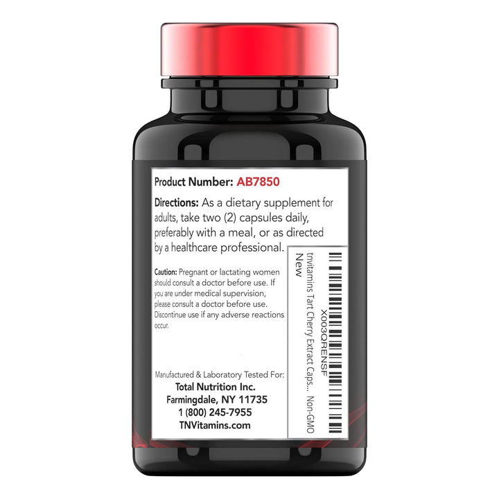 Cápsulas Cereza Ácida 2400 Mg 120 Unidades Antioxidantes Apo - Imagen 7