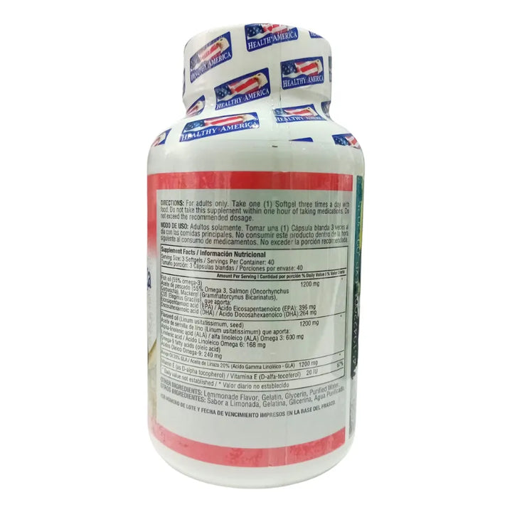 Triple Omega 3 6 9 Healthy X120 Sin Sabor - Imagen 6