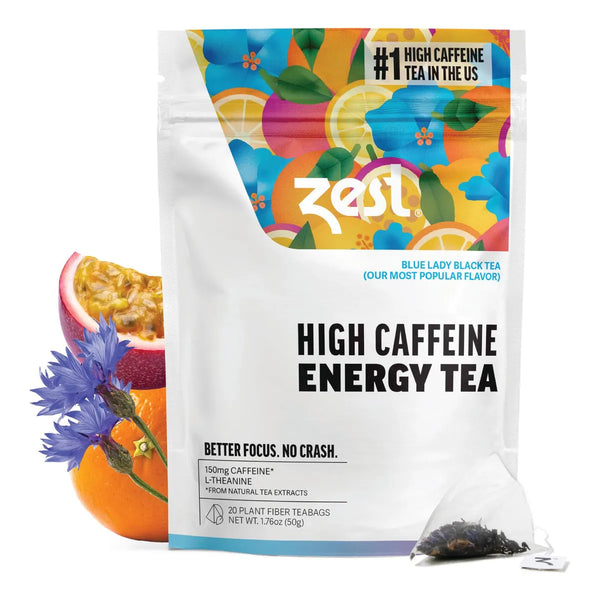Mezcla Energética De Hojas 150 Mg Café Saludable 20 Bolsas T Energía Natural Y Enfoque Mental