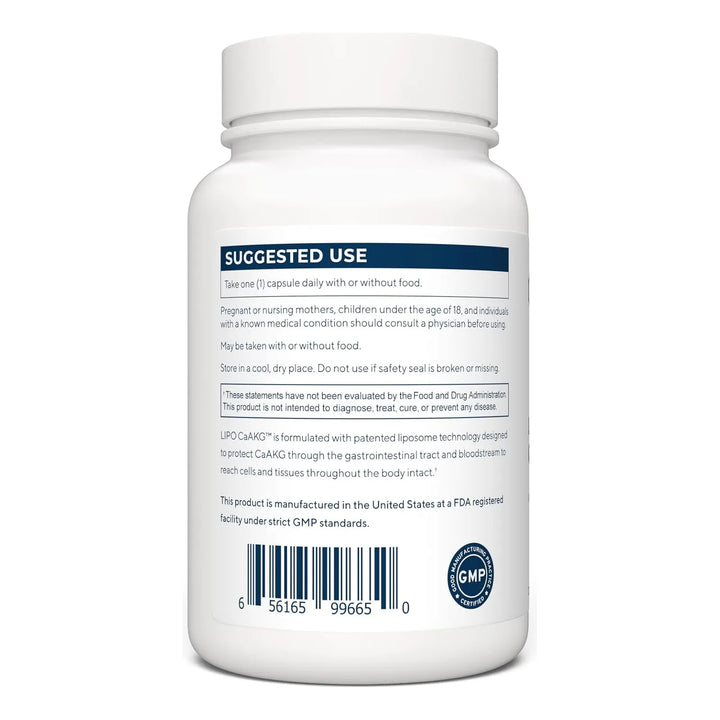 Cápsulas De Alfa Cetoglutarato De Calcio 300 Mg Liposomal Al - Imagen 3