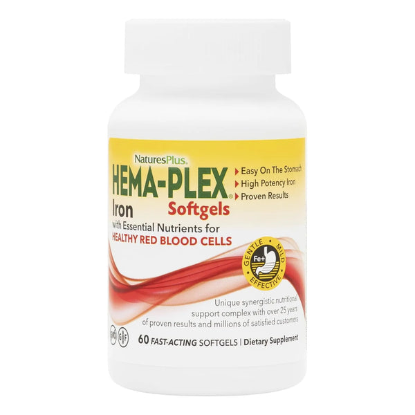 Cápsulas De Hierro Elemental 85 Mg Para Salud Sanguínea 60 U - Imagen 1