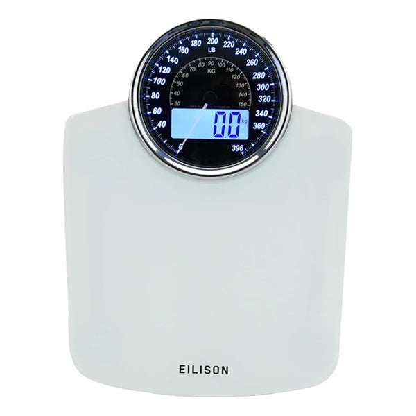 Báscula Digital Y Analógica 2 En 1 181 Kg Vidrio Templado - Imagen 1