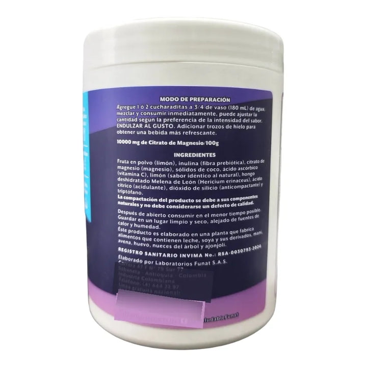 Citrato De Magnesio 240g Funat - Imagen 5
