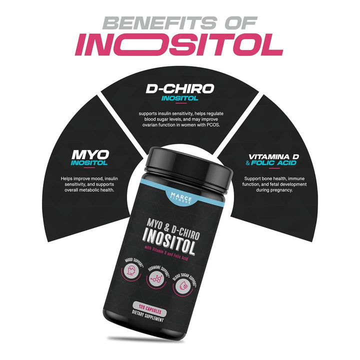 Cápsulas De Inositol Myo Y D-chiro Para Salud Hormonal Y Equ - Imagen 5