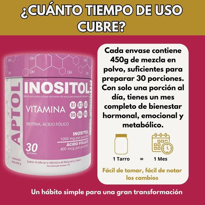 Inositol Polvo Myo Mio Natural - Imagen 7