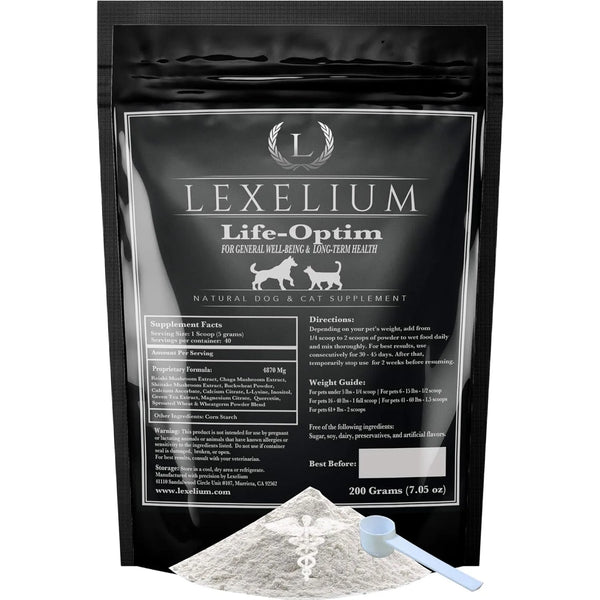 Mezcla Natural Life Optim Para Enfermedades Terminales En Perros Y Gatos 100 Efectiva
