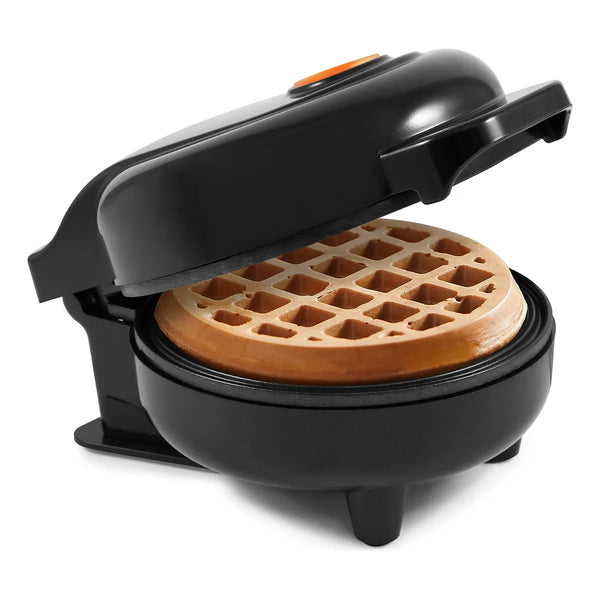 Mini Waflera Eléctrica Antiadherente Elite Gourmet EWM013B Para Waffles Perfectos