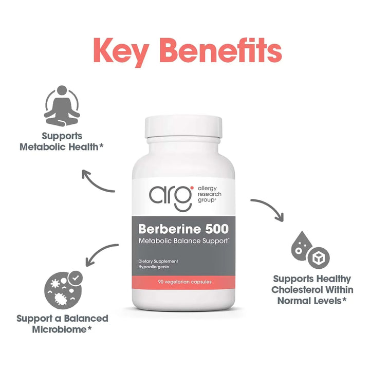 Berberina 500 Mg Soporte Metabólico Multifacético Colesterol - Imagen 4