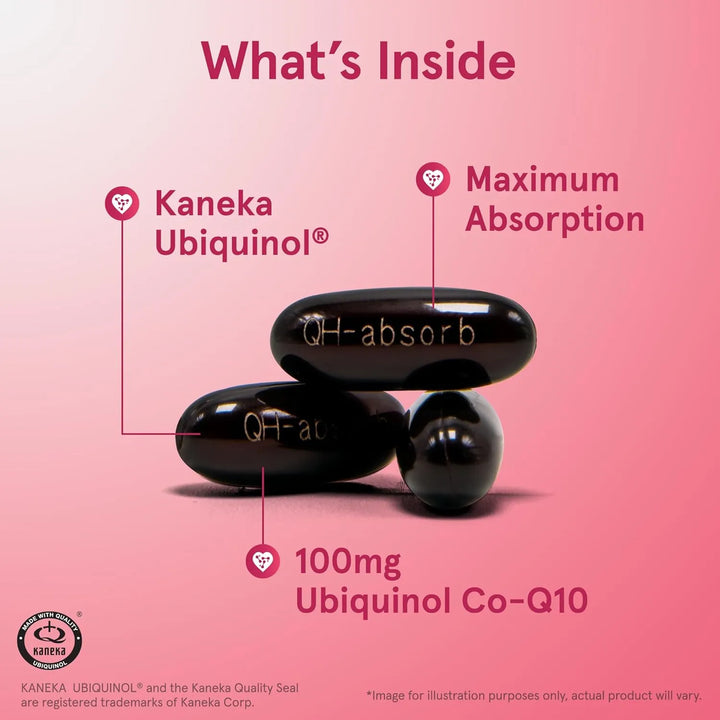 Qh-absorb 200 Mg Maxima Absorcion Jarrow Formulas 120 Cap - Imagen 5