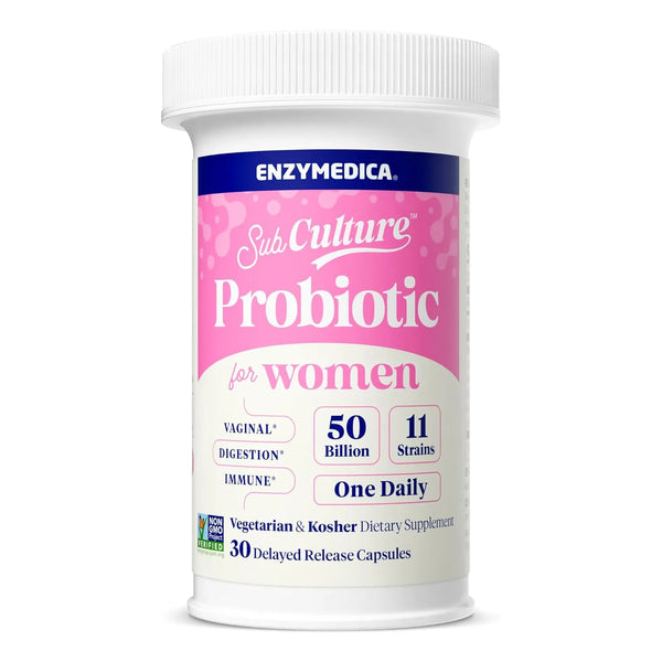 Probióticos Para Salud Vaginal Y Urinaria Femenina 50 Mil Millones UFC Enzymedica SubCulture