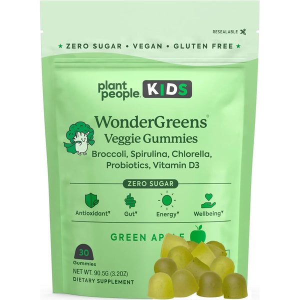 Cápsulas Wondergreens Super Vegetales Para Niños 30 Unidades - Imagen 1