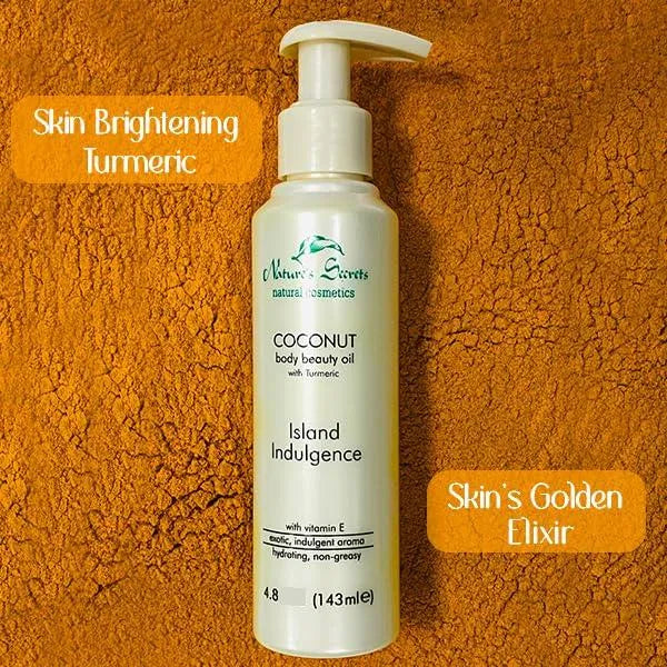 Aceite Corporal Orgánico De Coco De Ceilán Con Cúrcuma Y Vit Fragancia - Imagen 3