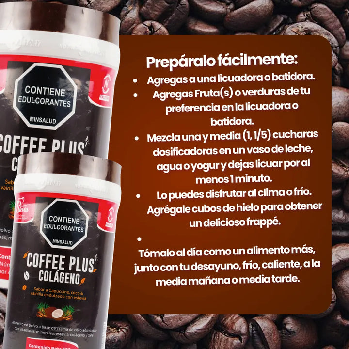 Kit X2 Colágeno Hidrolizado Café Nutrition Factory - Imagen 8