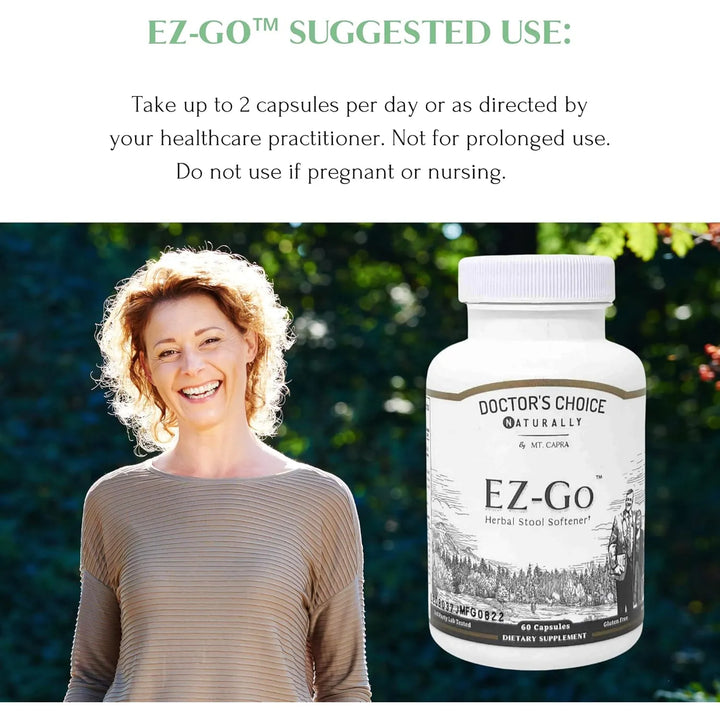 Cápsulas Ez-go Naturales De 60 Unidades Para Bienestar Diari - Imagen 7