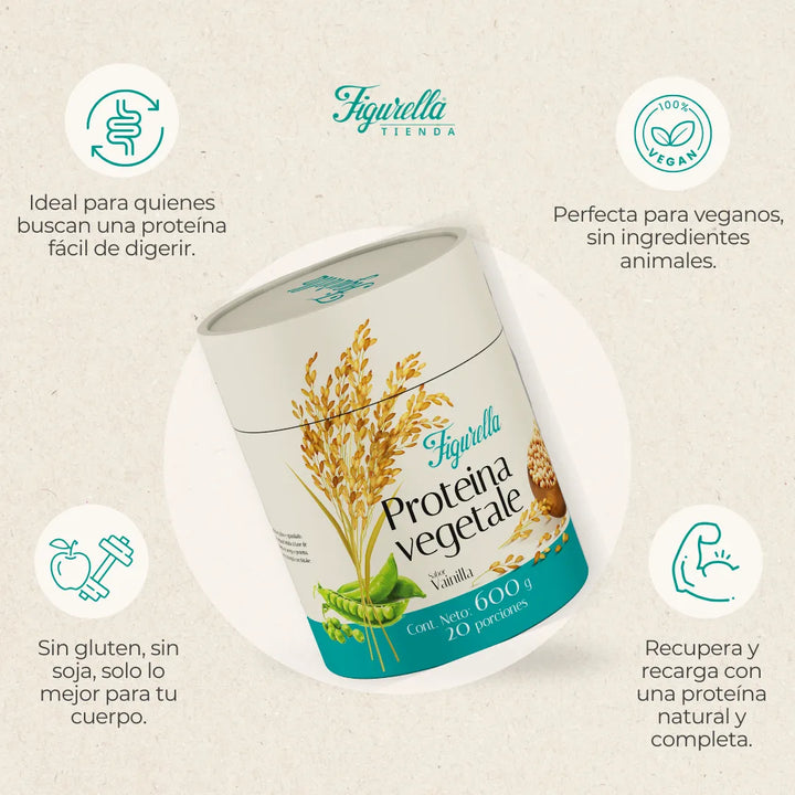 Proteina Vegetal Vainilla 24gr - Imagen 3