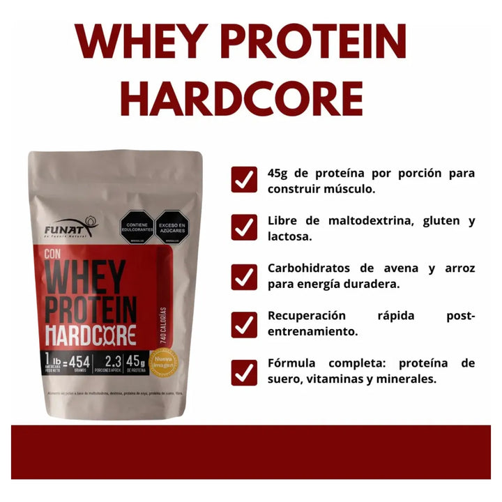 Whey Protein Hardcore 1 Lbs Fun - Imagen 4