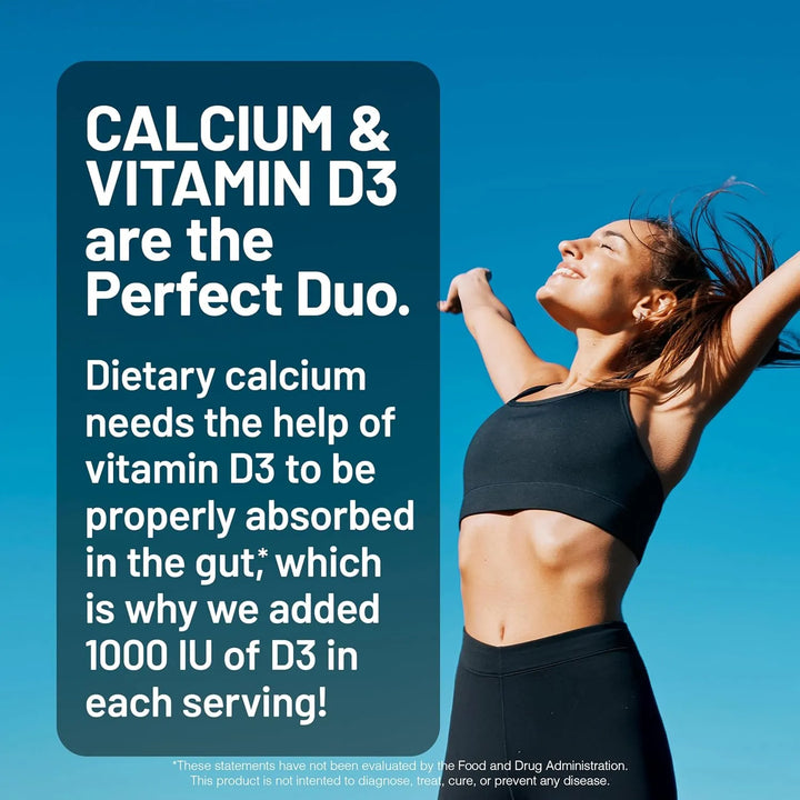 Calcio 1250mg Con Vitamina D3 1000ui Aceite De Coco Mct Orgá - Imagen 7
