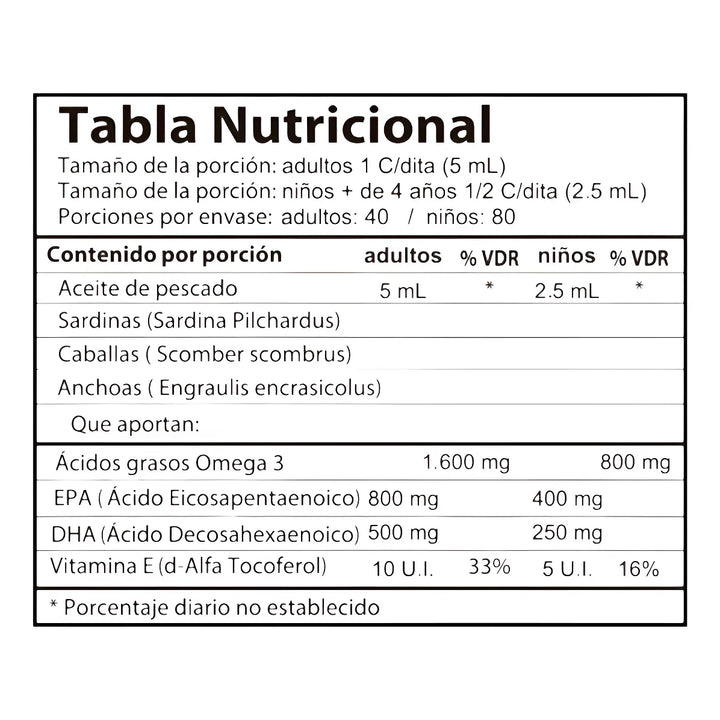 Omega 3 Fish Oil Carlson 200 Ml Limón - Imagen 2