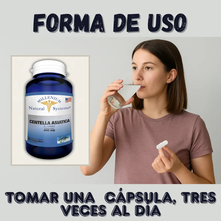 Centella Asiática 400mg ×60 - Imagen 7