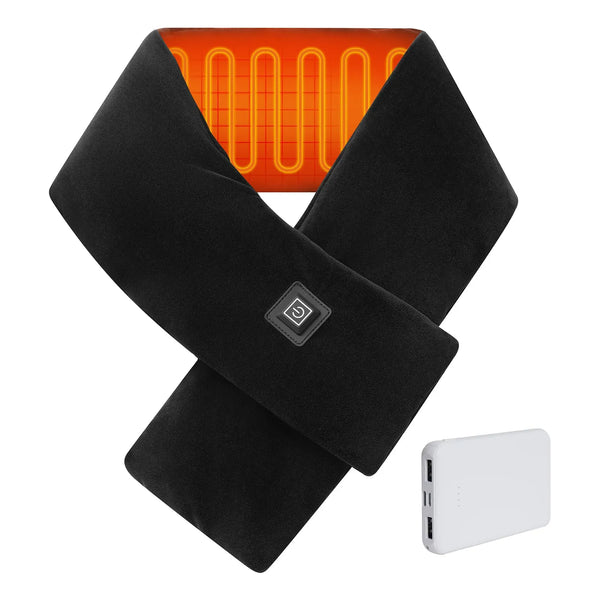 Bufanda Térmica Recargable Inalámbrica Alivia Dolor 3 Niveles Calor 5000 mAh