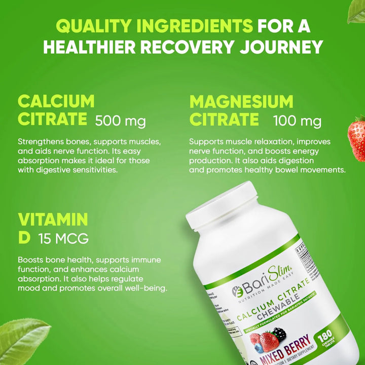 Citrato De Calcio Bariátrico Con Magnesio Y Vitamina D Mezcl - Imagen 5
