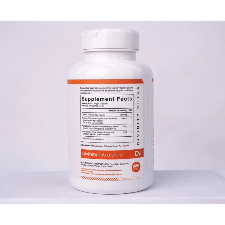 Curcumina Cúrcuma Pimienta Negra 1400 Mg Soporte Glp-1 Absor - Imagen 5