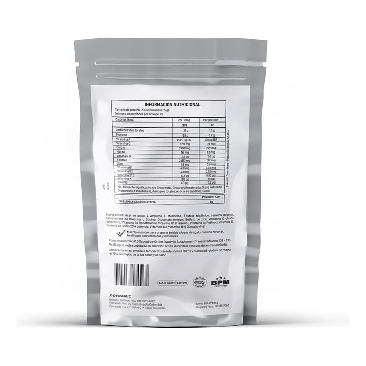 Proteina Aislada Beone+creatina Vainilla Gourmet - Imagen 3