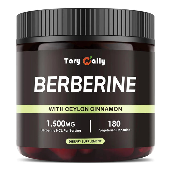 Berberina Avanzada 1500 Mg Con Canela De Ceilán Apoyo Metabólico Y Energía 180 Cápsulas