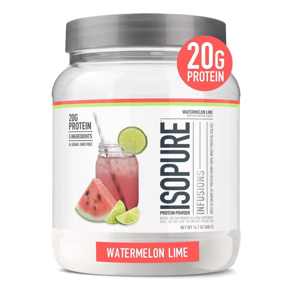Proteína En Polvo Infusión Natural Sabor Lima Sandía 20 Gram - Imagen 1