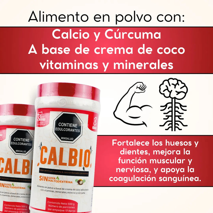 Batido En Polvo Cal-bio Nutrition Factory - Imagen 4
