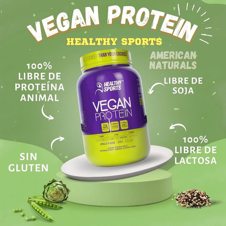 Vegan Protein Healthy Sports Vainilla - Imagen 3