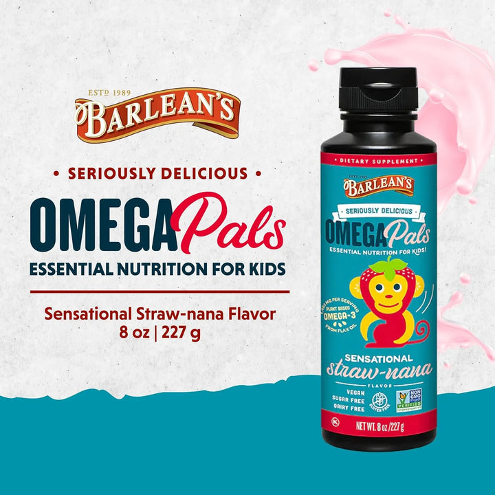 Omega 3 Niños 1473 Mg Epa Dha Cerebro Y Ojos Frutas 227 Gr - Imagen 2