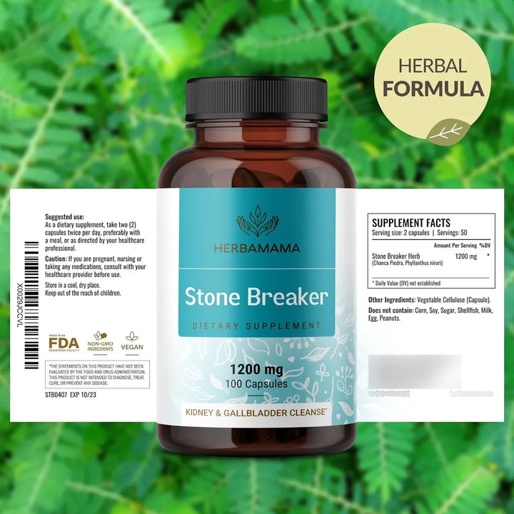 Cápsulas Chanca Piedra 1200 Mg Para Cálculos Renales Y Limpi - Imagen 7
